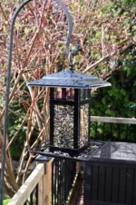 Modern Lantern Style Bird Feeder